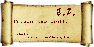 Brassai Pasztorella névjegykártya